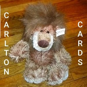 CARLTON CARDS COLLECTOR LION PLUSH